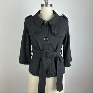 Theory Amadi Belted Wool Coat